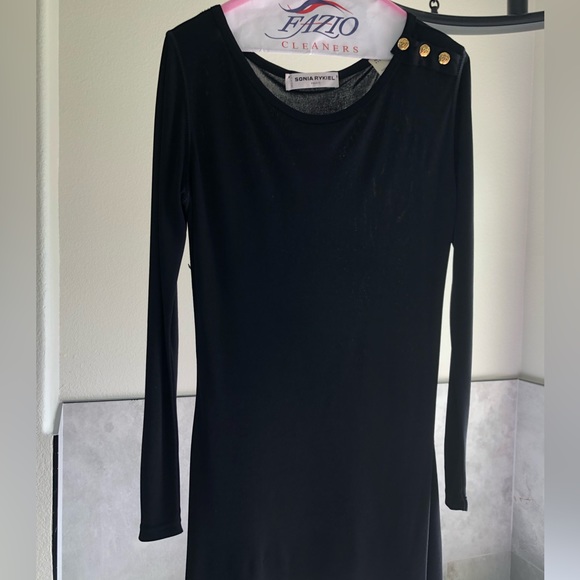 Sonia Rykel Tunic Top Slimming with Button shoulder detail - Picture 3 of 5